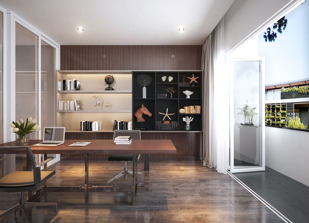 large home workspace