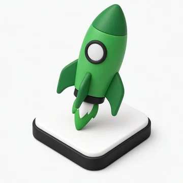 gw icon 3d rocket